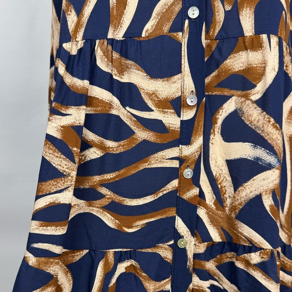 M Made in Italy NWT Shift Dress Shirtdress Long Sleeves Loose Fit Size XL - Picture 5 of 12